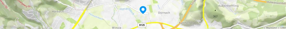 Kartendarstellung des Standorts für Paracelsus-Apotheke in 4040 Linz